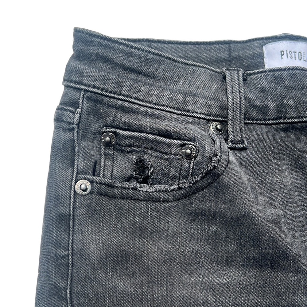 Pistola Aline Nero Highrise Skinny Jeans Size 26 - Picture 8 of 11